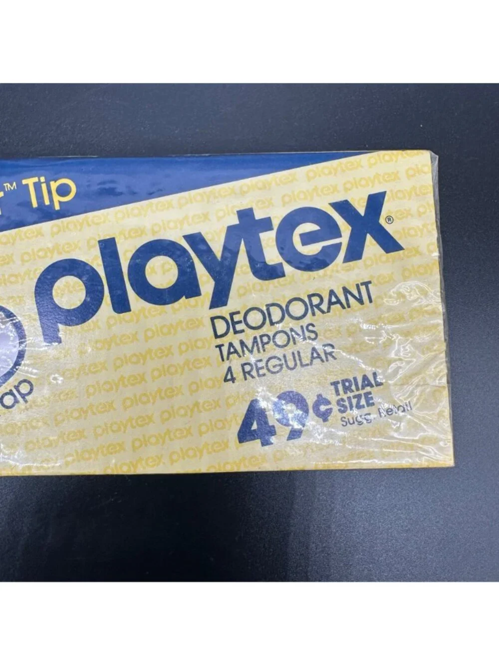 Vintage Playtex Tampons 1980s Trial Size Bathroom Vanity Decor TV Movie Prop